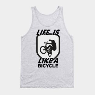 Life is like a Bicycle.New T-shirt 2022, Cycling teeshirt, tshirt for cycling. Tank Top